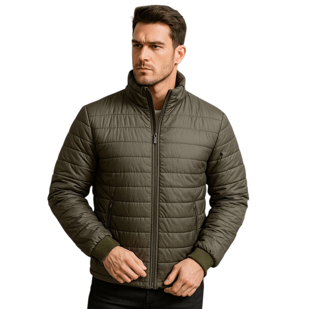 Chaqueta Impermeable GO Giache Para Hombre Con Capucha Removible Santino Verde