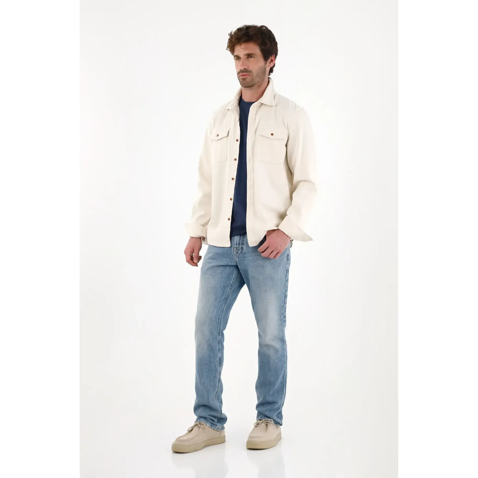 Jean Classic tono azul claro para hombre