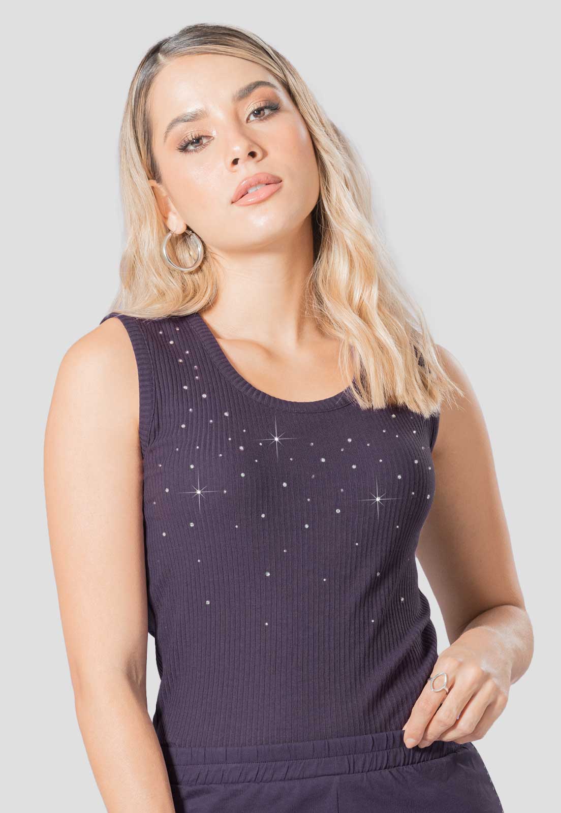 Blusa Mujer Vino Atypical 112831