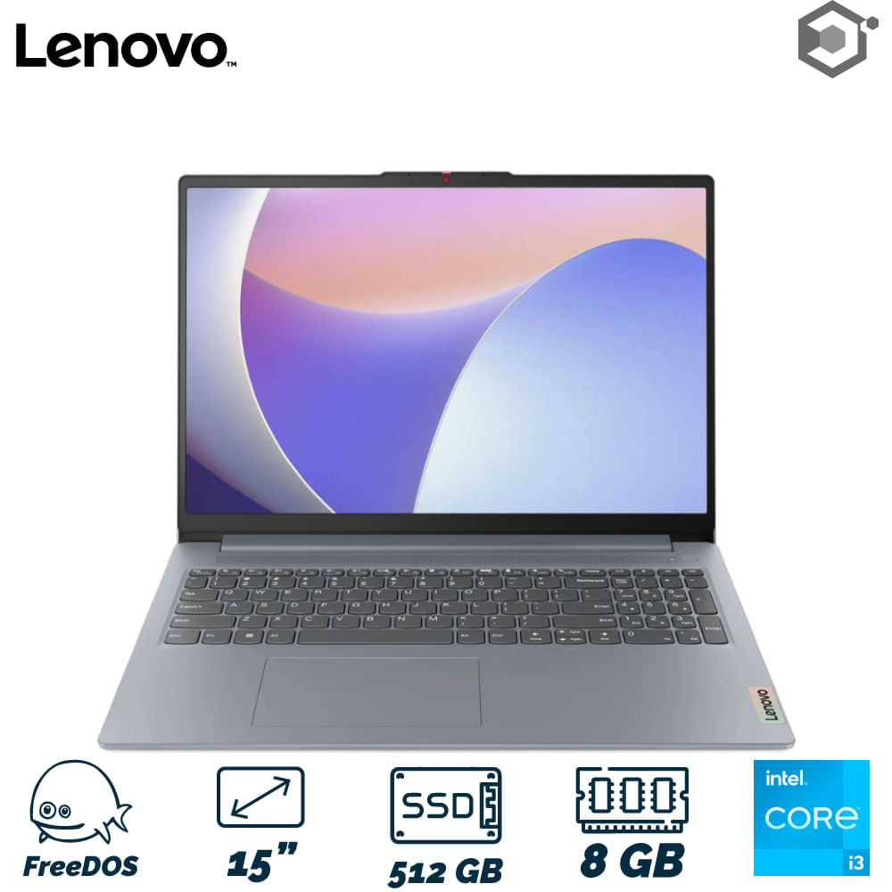 Portátil Lenovo Ideapad Slim 15IRU8 Intel Core i3 1315U RAM 8GB SSD 512GB 15P
