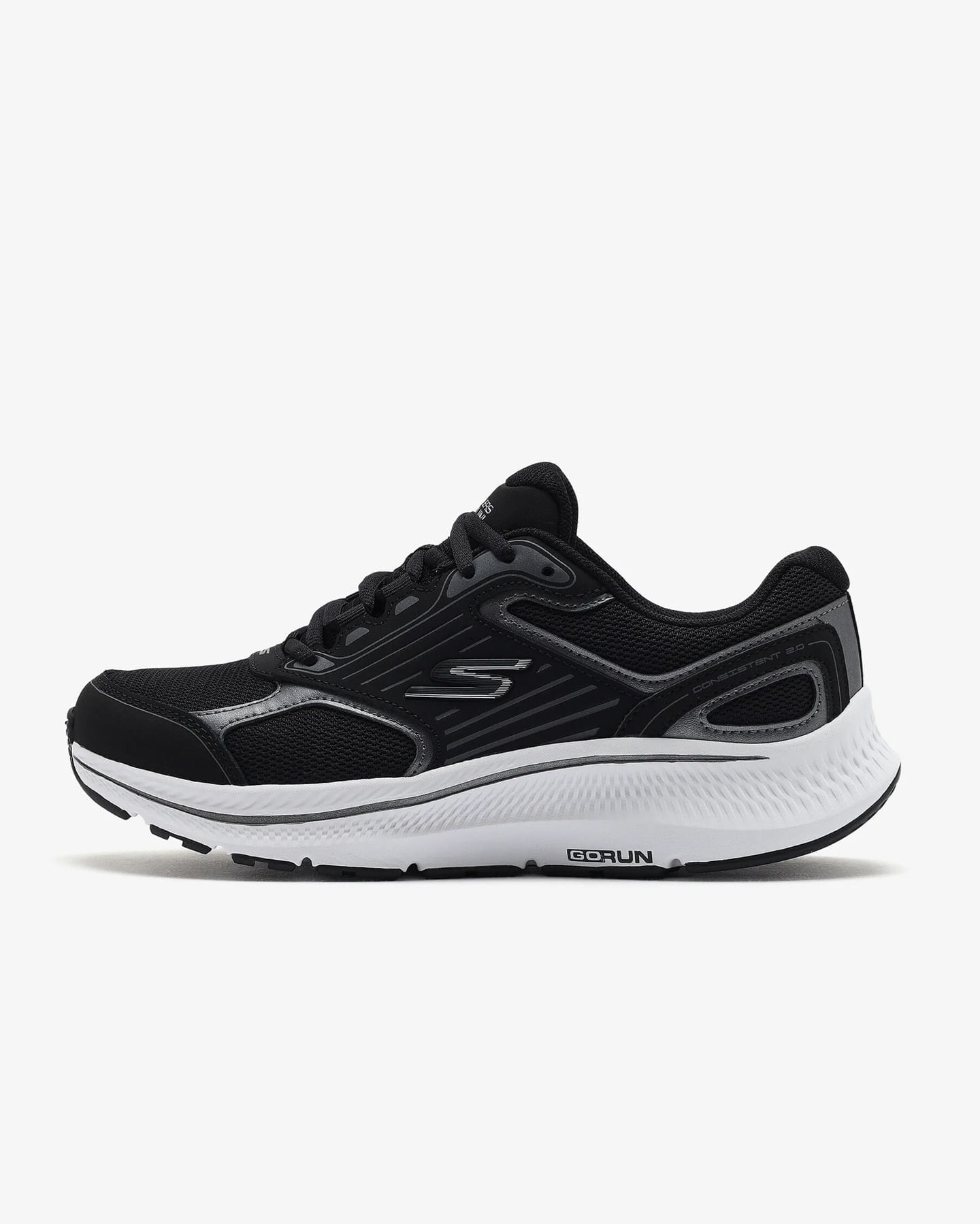 Tenis Skechers Mujer GO RUN Consistent 2.0 128606-BBK Negro Casual