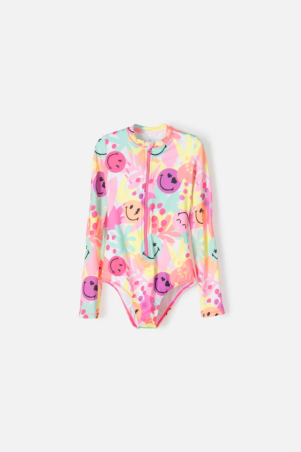 Vestido de baño Mic manga larga multicolor para niña