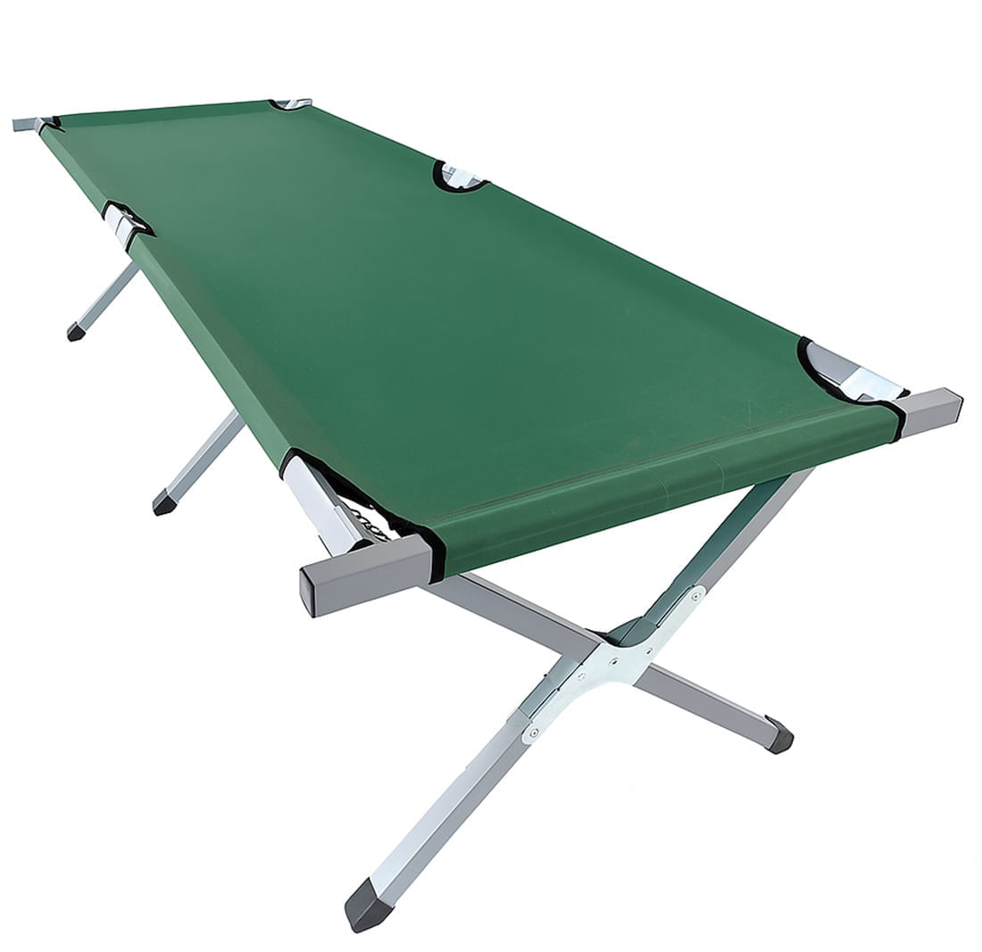 Catre Plegable Verde 180x60cm Acampar Camping