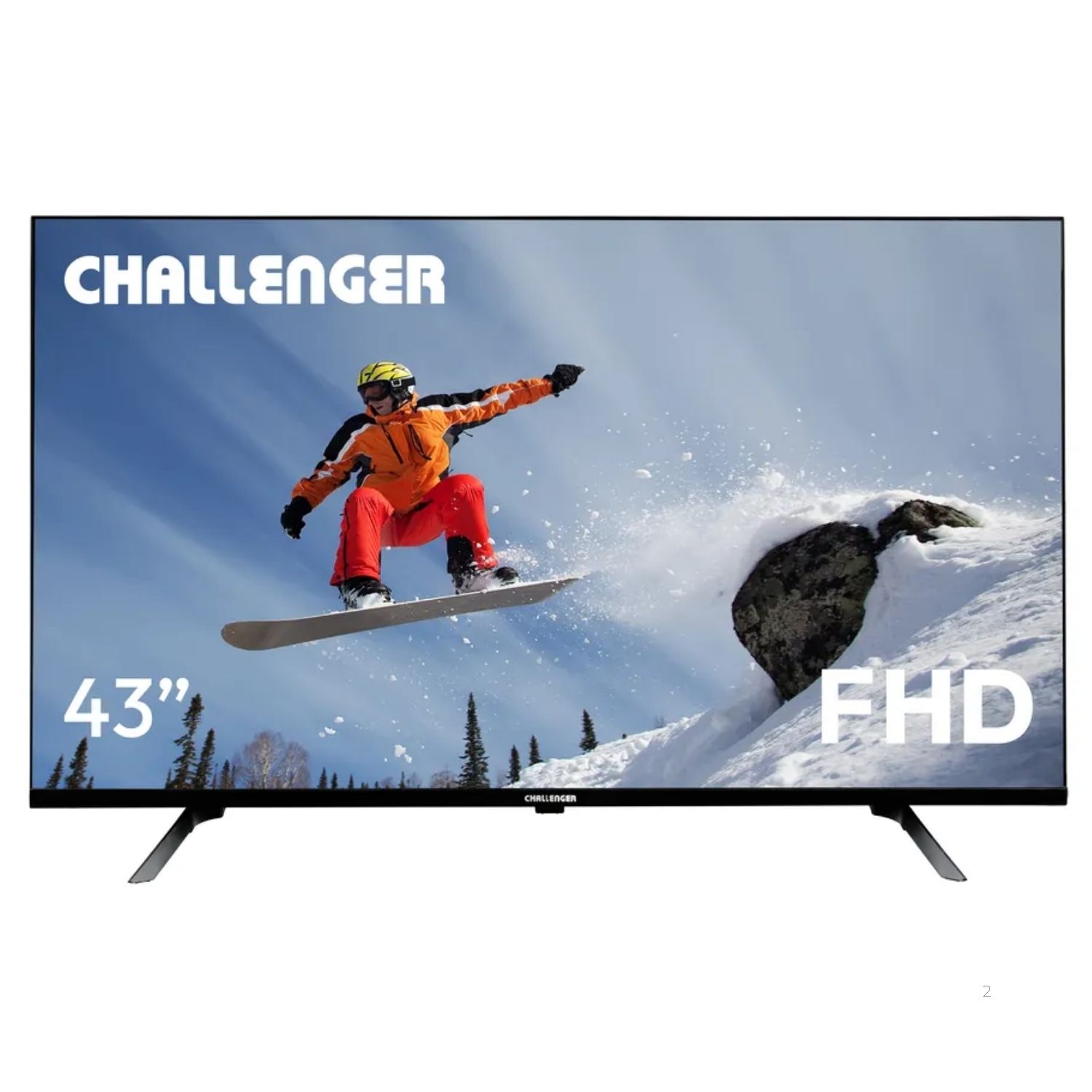 Televisor CHALLENGER 43" 43KG90 BT T2 Google TV