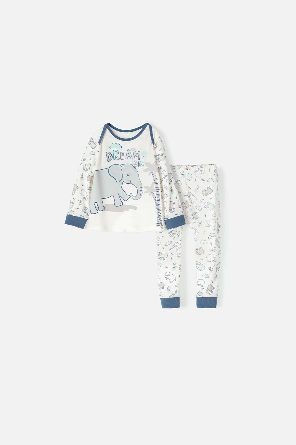 Pijama LittleMic con pantalón largo  multicolor para bebé niño