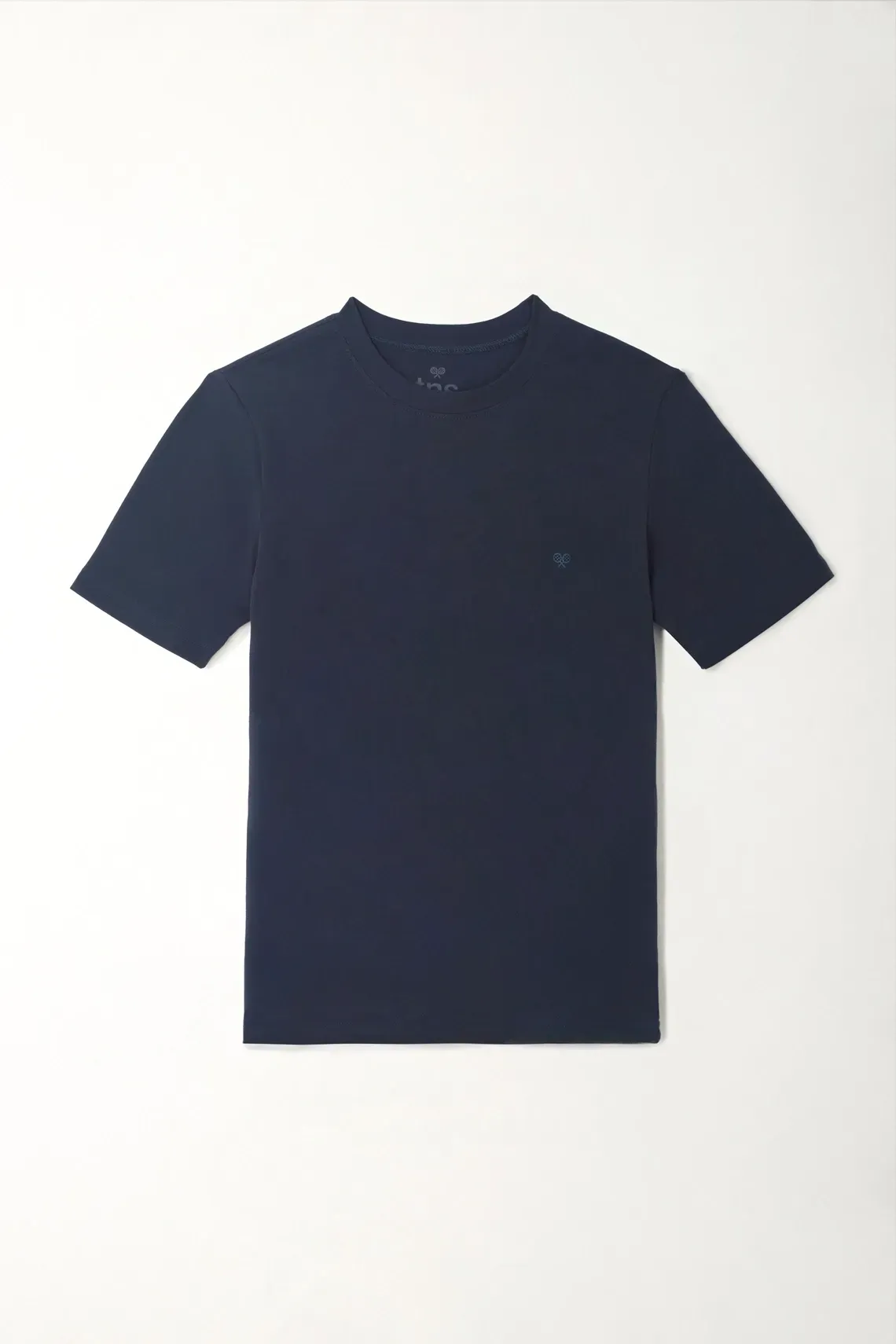 Camiseta con mini print y manga corta azul para niño