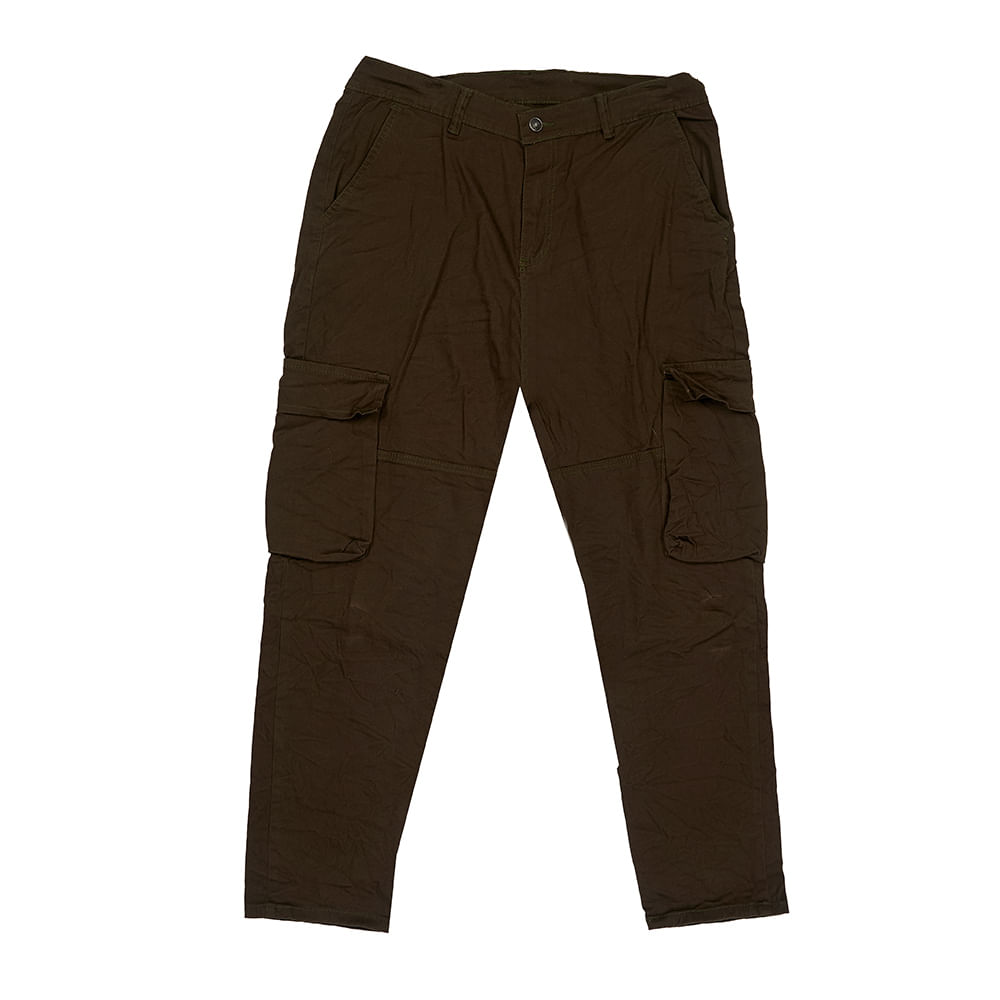 PANTALON SK2P&CO HOMBRE 18015 VERDE OLIVA