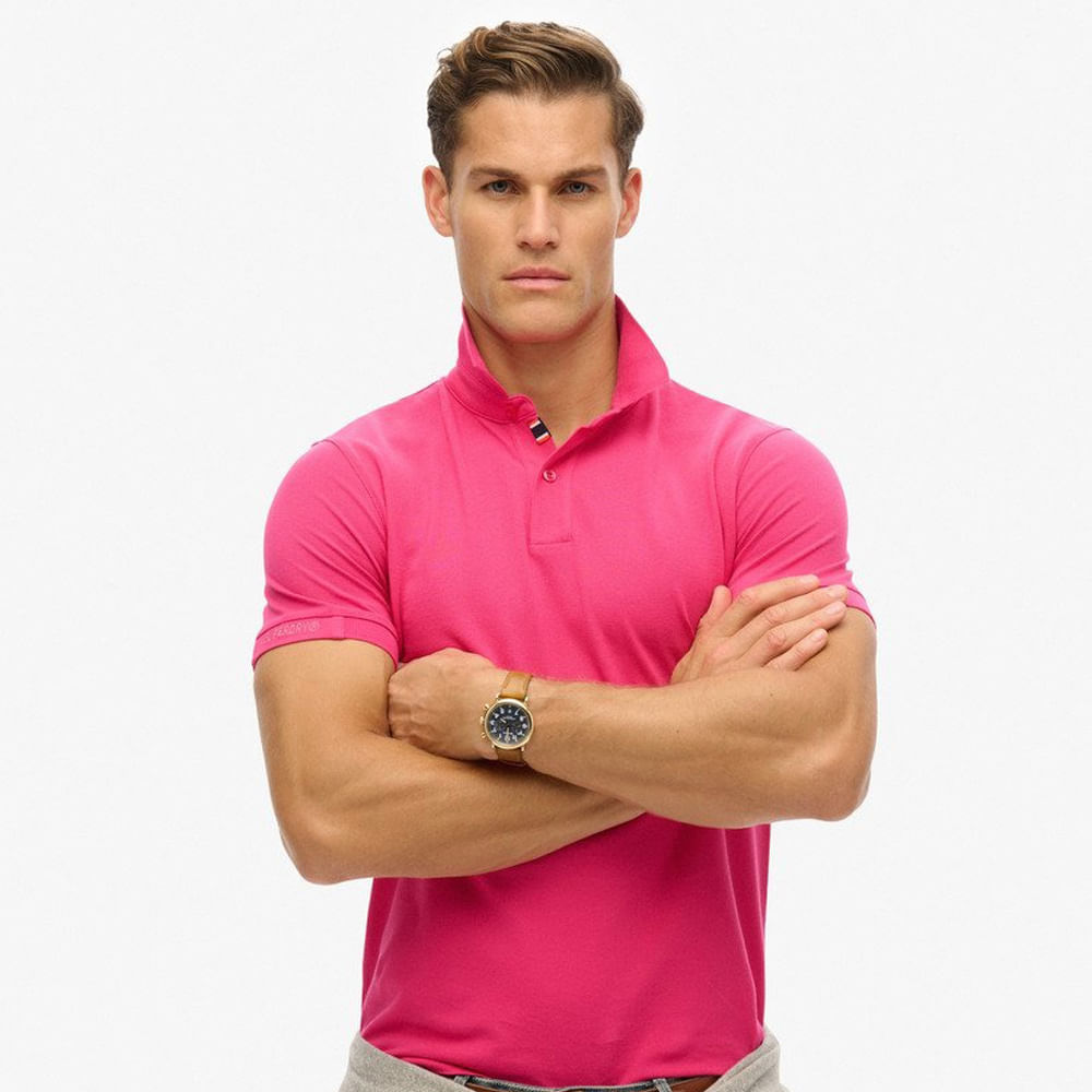Polo Manga Corta Para Hombre City Pique Superdry