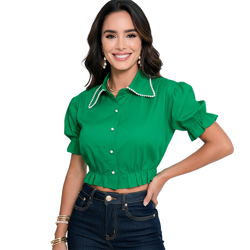 BLUSA VIKATS MUJER AG7577 VERDE