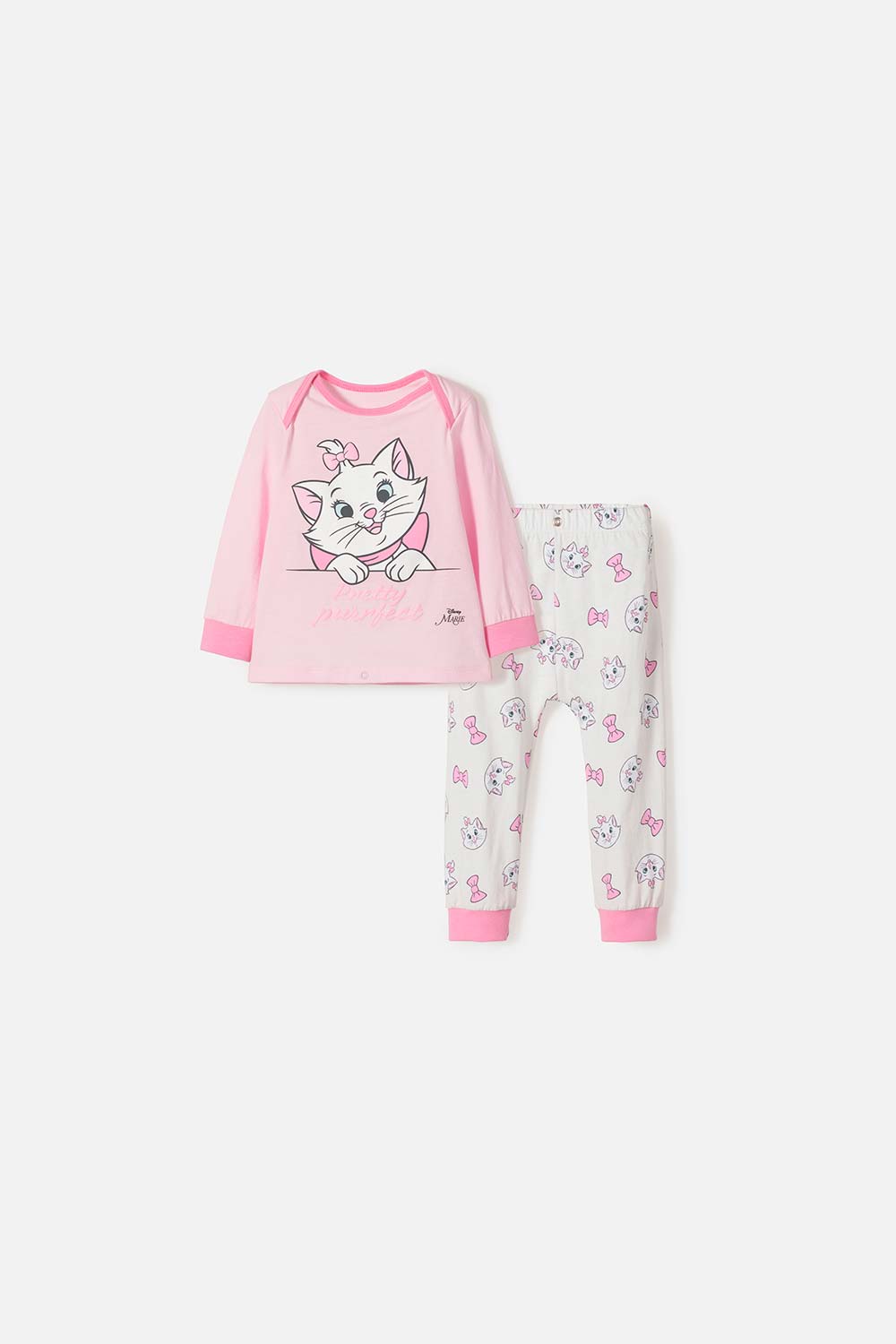 Pijama de la Gata Marie multicolor para bebé niña
