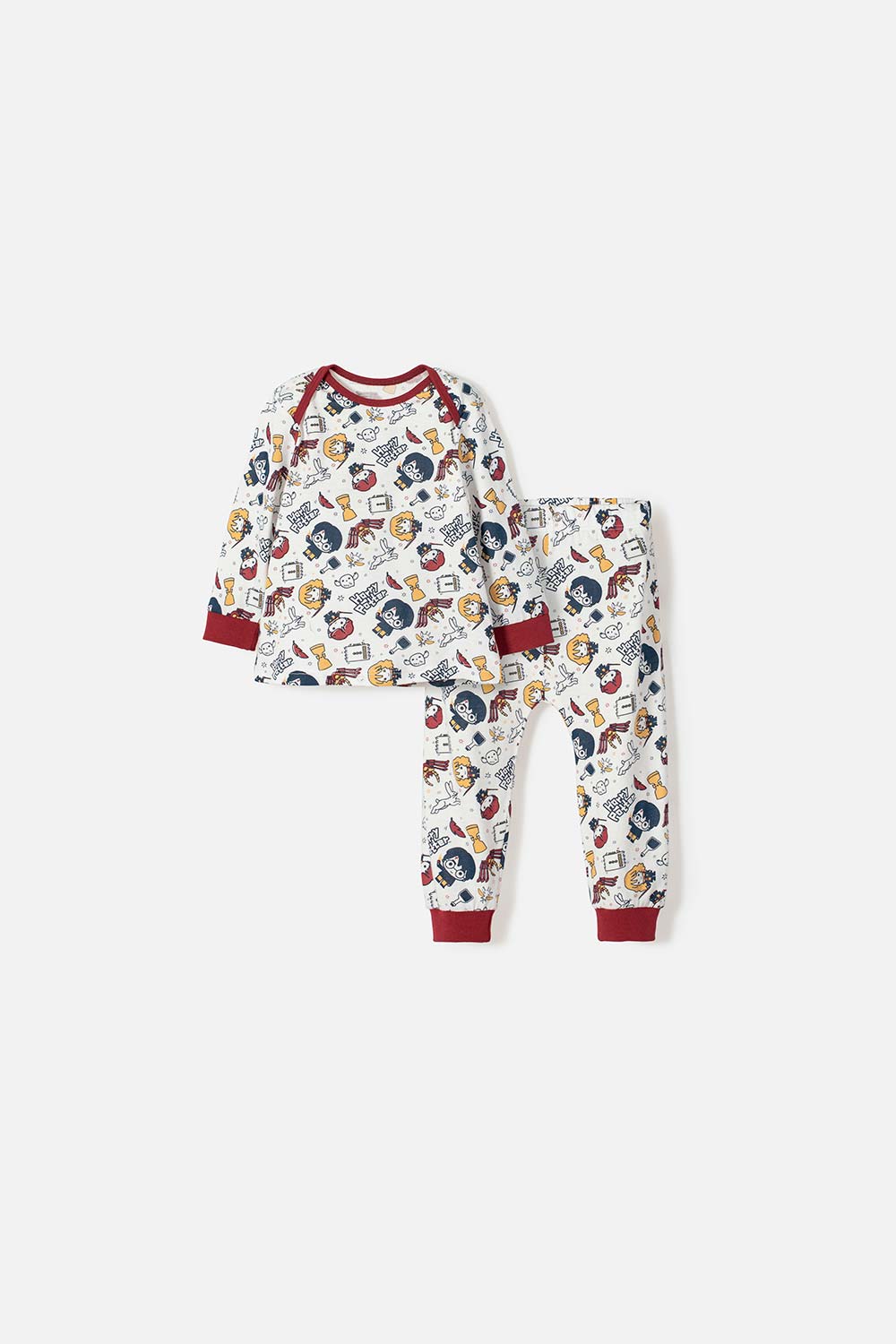 Pijama de Harry Potter manga larga multicolor para bebé niño