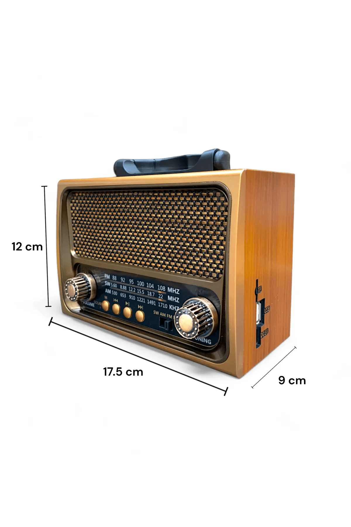 Radio Diseño Antiguo con  Am, Fm, Sw Bluetooth  JX 210.
