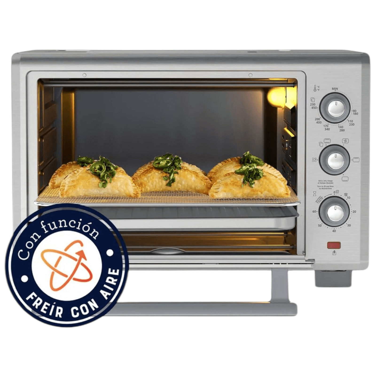 Horno Freidora De Aire Oster De 35Lt Cubierta Antiadherente