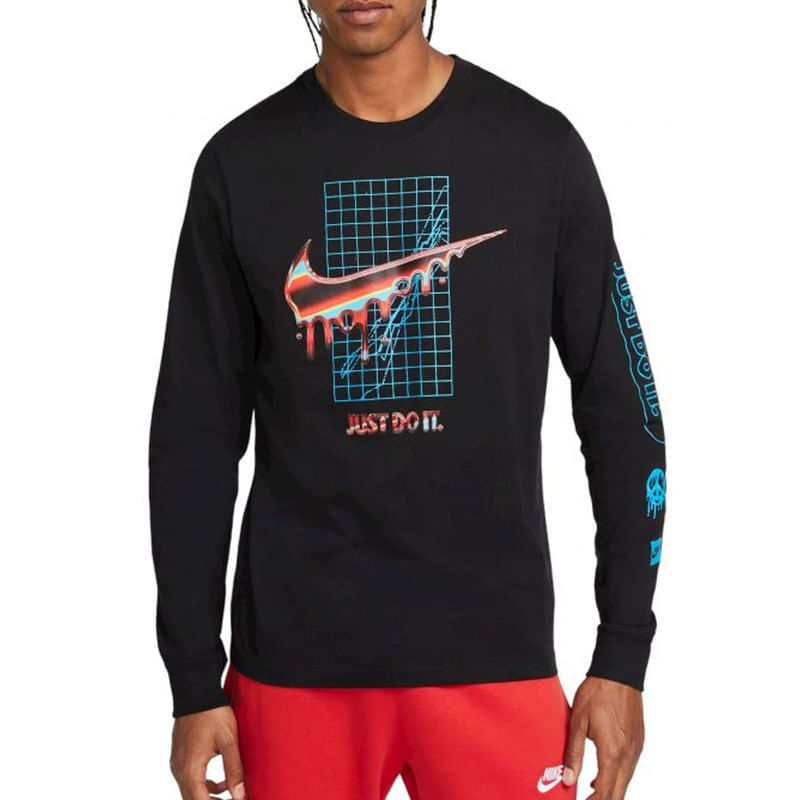 Buzo-Nike-Nsw-Tee-Ls-Tee-Ls-Hatwave-Color-Negro--Hombre