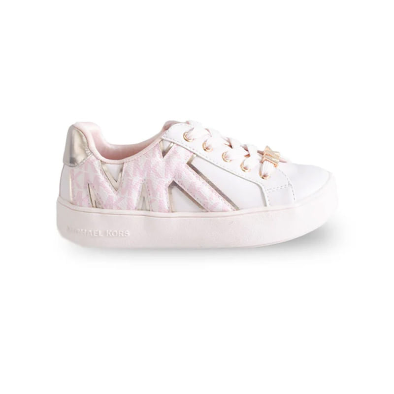 Tenis-Michael-Kors-Junior-Color-Rosa-Dorado-Plateado-Blanco--Niña