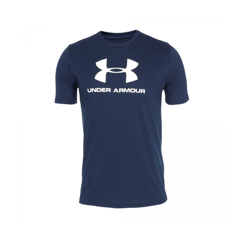 Camiseta-Under-Armour-Sportstyle-Color-Azul-Blanco--Hombre