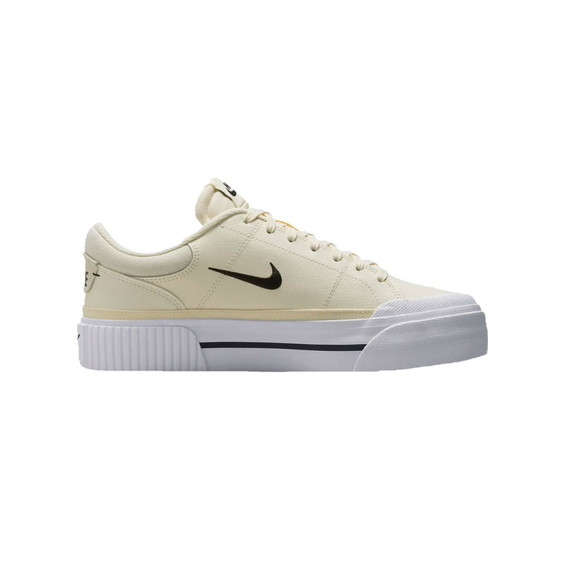 Tenis-Nike-Court-Legacy-Lift-Color-Beige-Blanco-Negro--Mujer