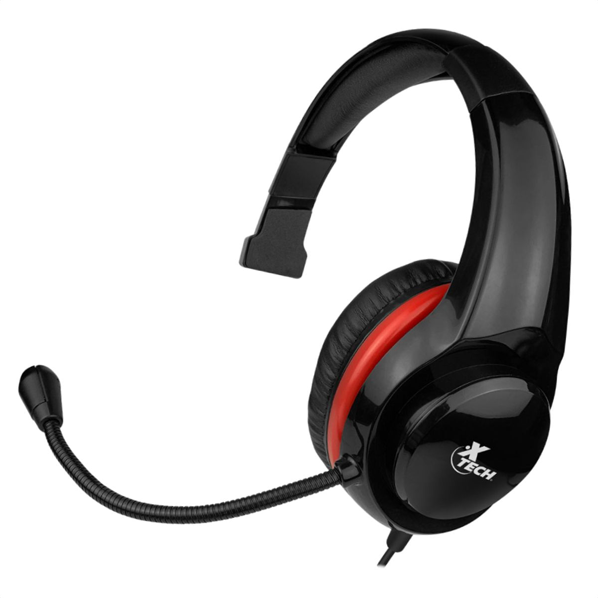Audífonos Xtech XTH-520RD Monoaural Molten Micrófono / 3,5mm