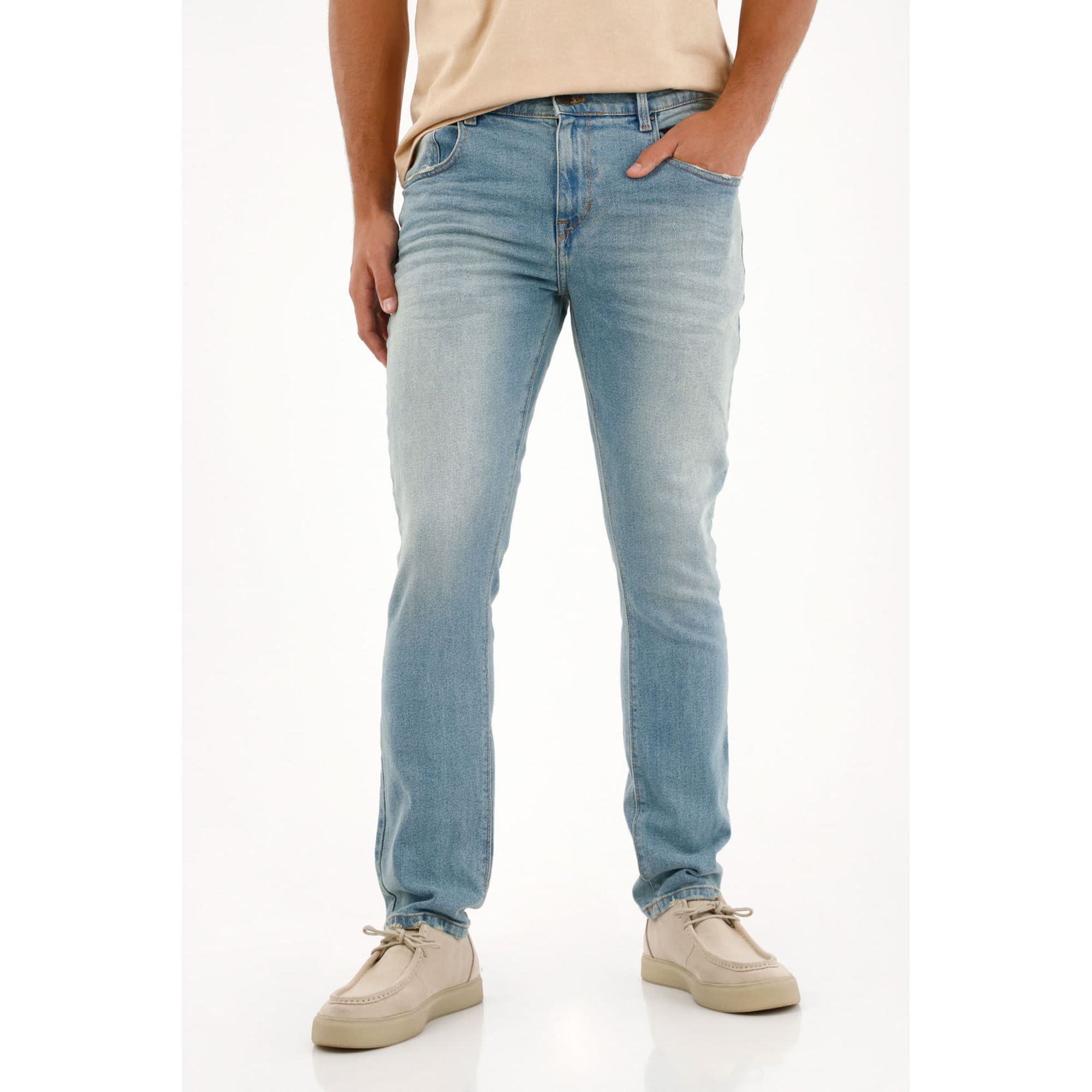 Jean Nudy tono claro para hombre