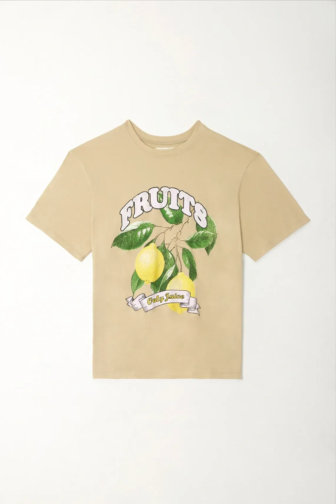 Camiseta oversized café para mujer