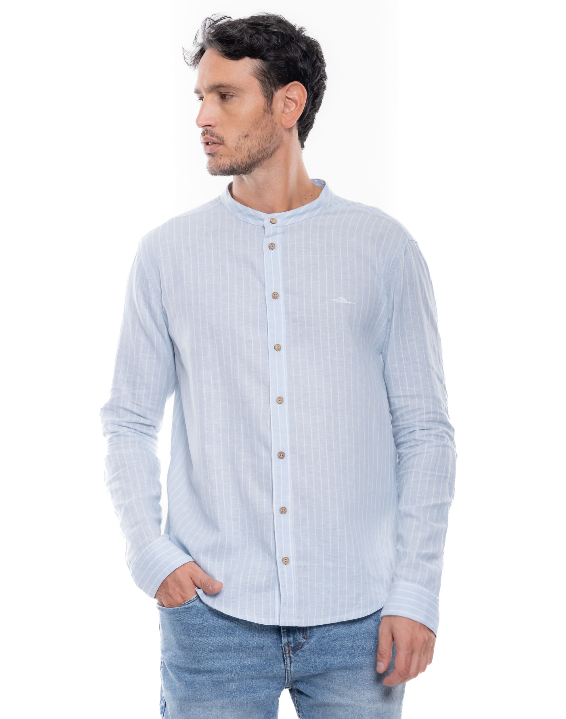 Camisa Manga Larga Rayas
