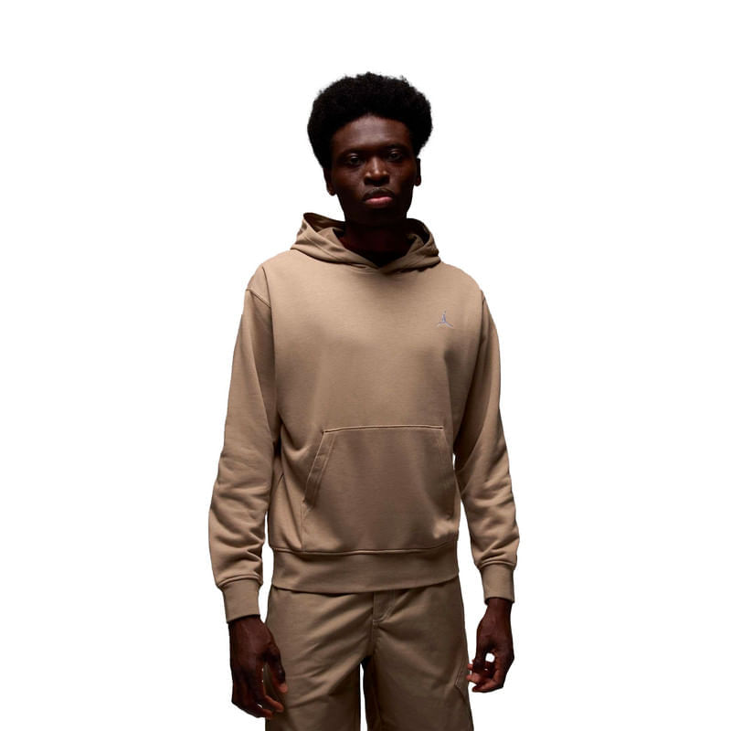 Buzo Jordan Brooklyn Fleece Hombre Color Cafe