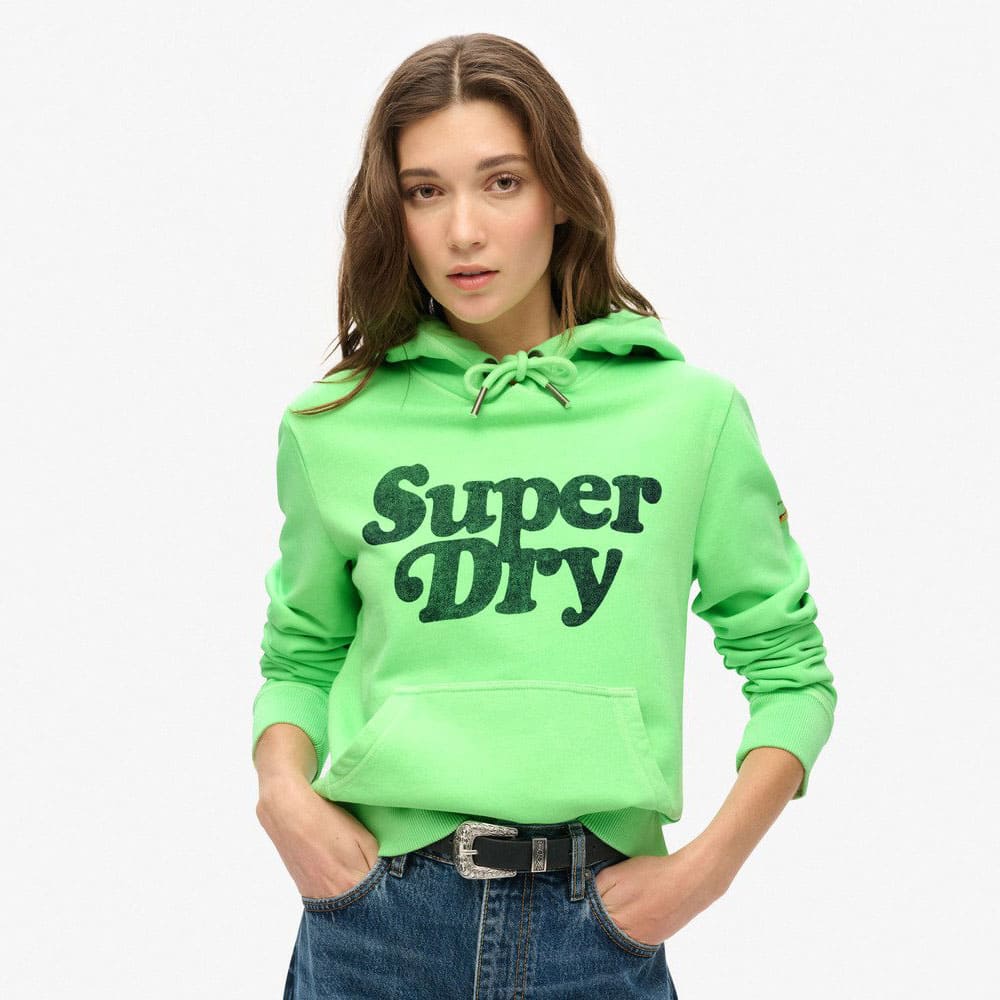 Buzo Cerrado Para Mujer Cooper Tonal Logo Superdry