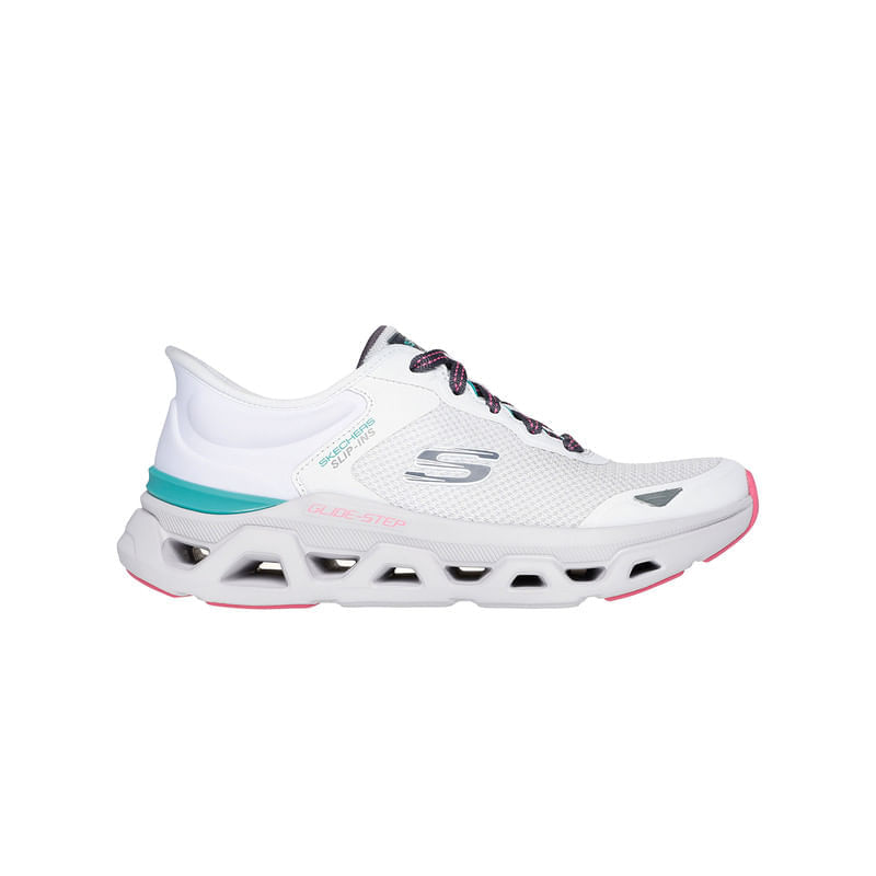 Tenis Skechers Glide-Step Altus Mujer Color Blanco