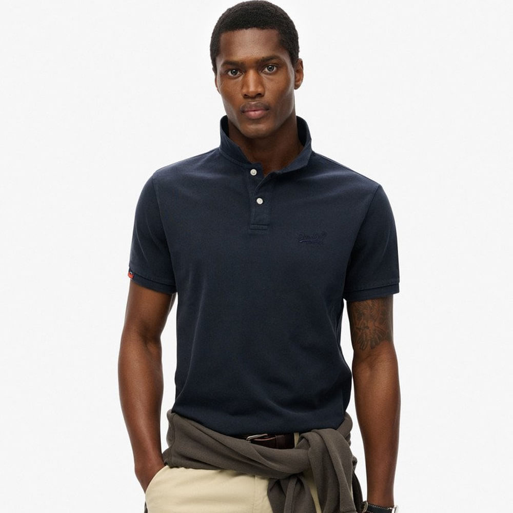 Polo Manga Corta Para Hombre Vint Destroy Superdry