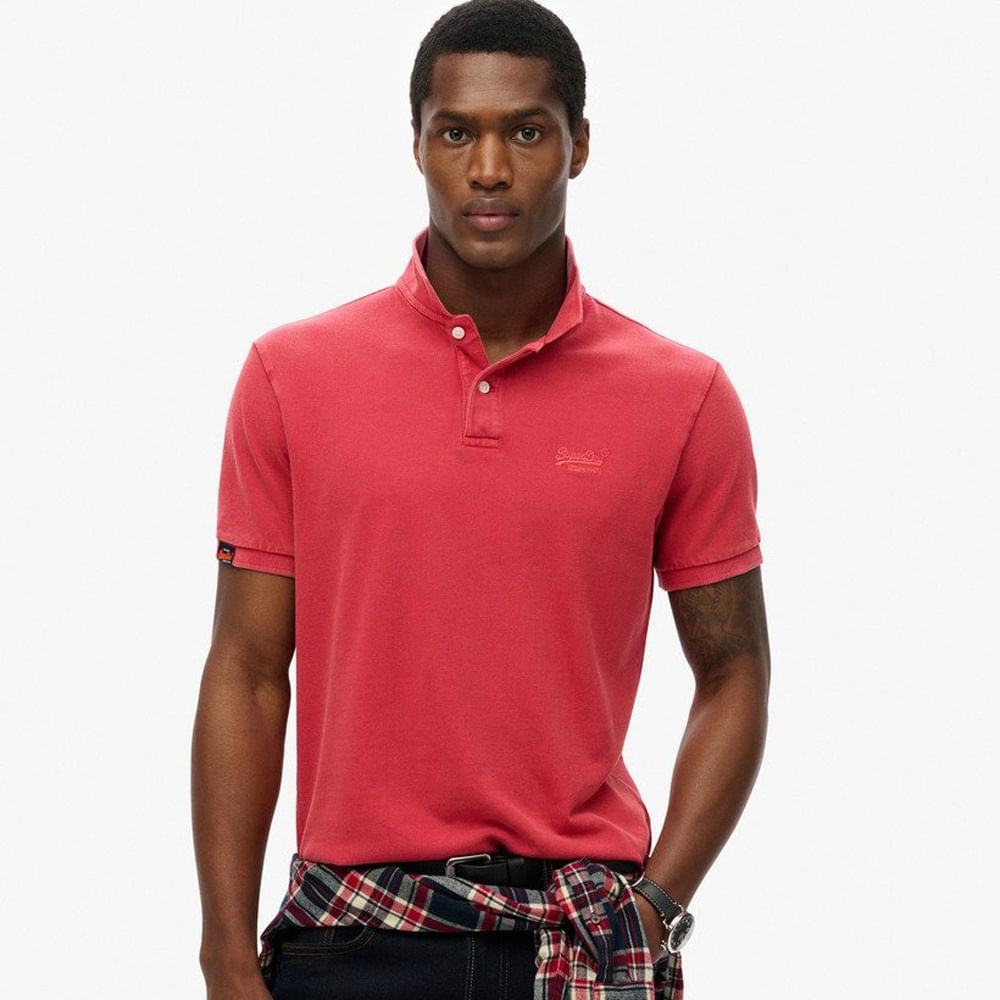 Polo Manga Corta Para Hombre Vint Destroy Superdry