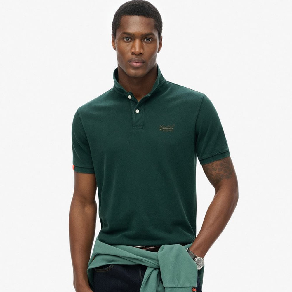 Polo Manga Corta Para Hombre Vint Destroy Superdry
