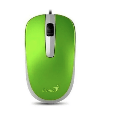 Mouse Genius Usb Dx-120  Alámbrico  -Verde