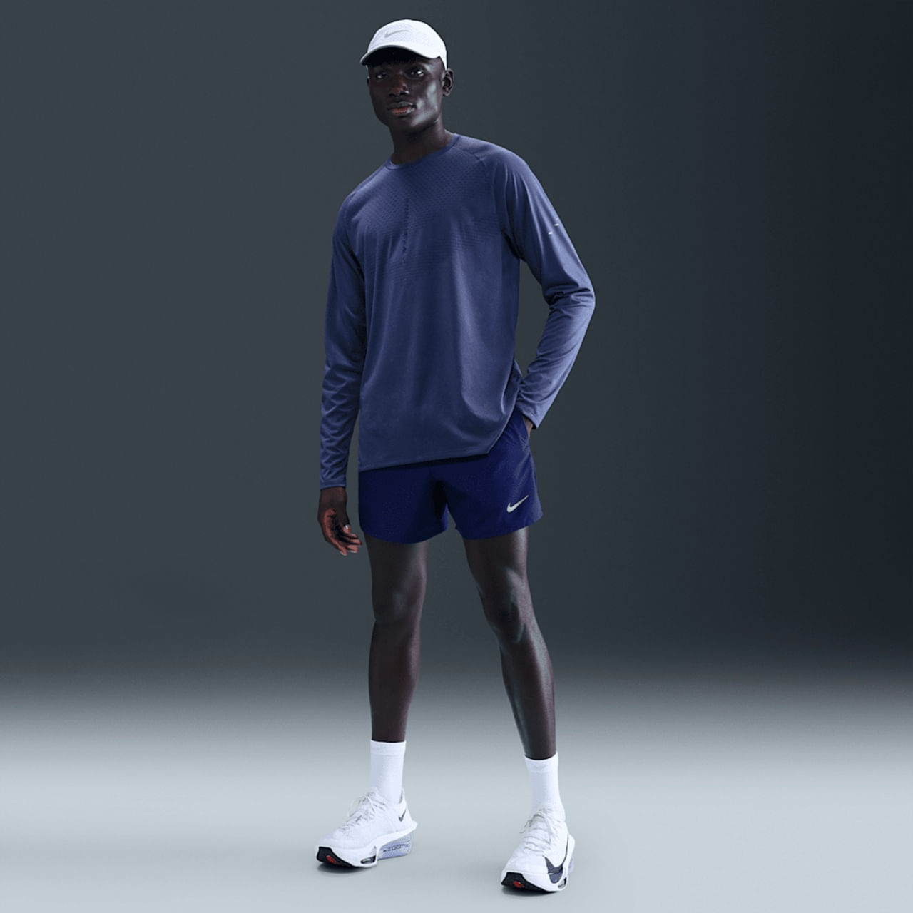 Short Nike Hombre Dri Fit Challenger 5” DV9363-492 Azul Running