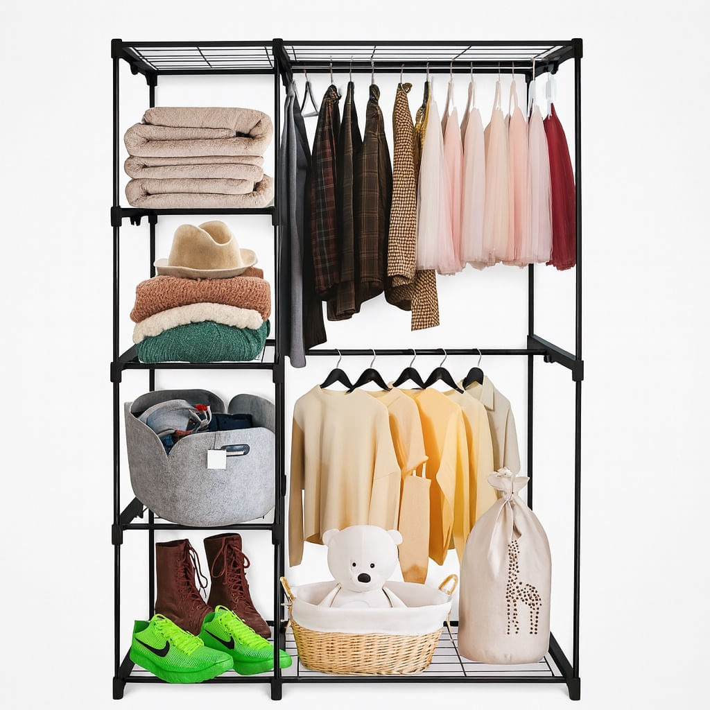Organizador Tipo Closet Abierto Ropa Y Zapatos Multiusos