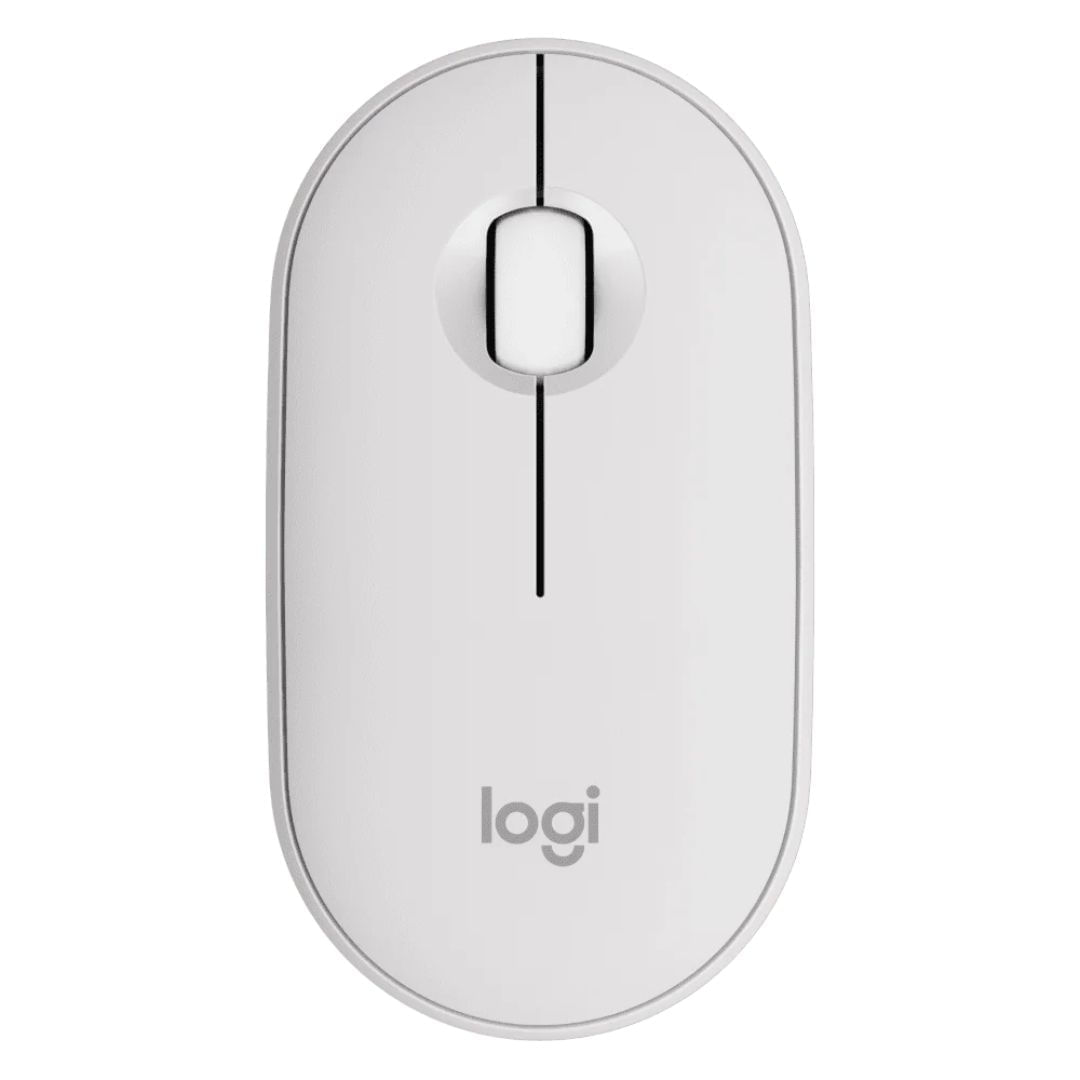 Mouse Logitech M350s Inalámbrico Pebble 2 Blanco
