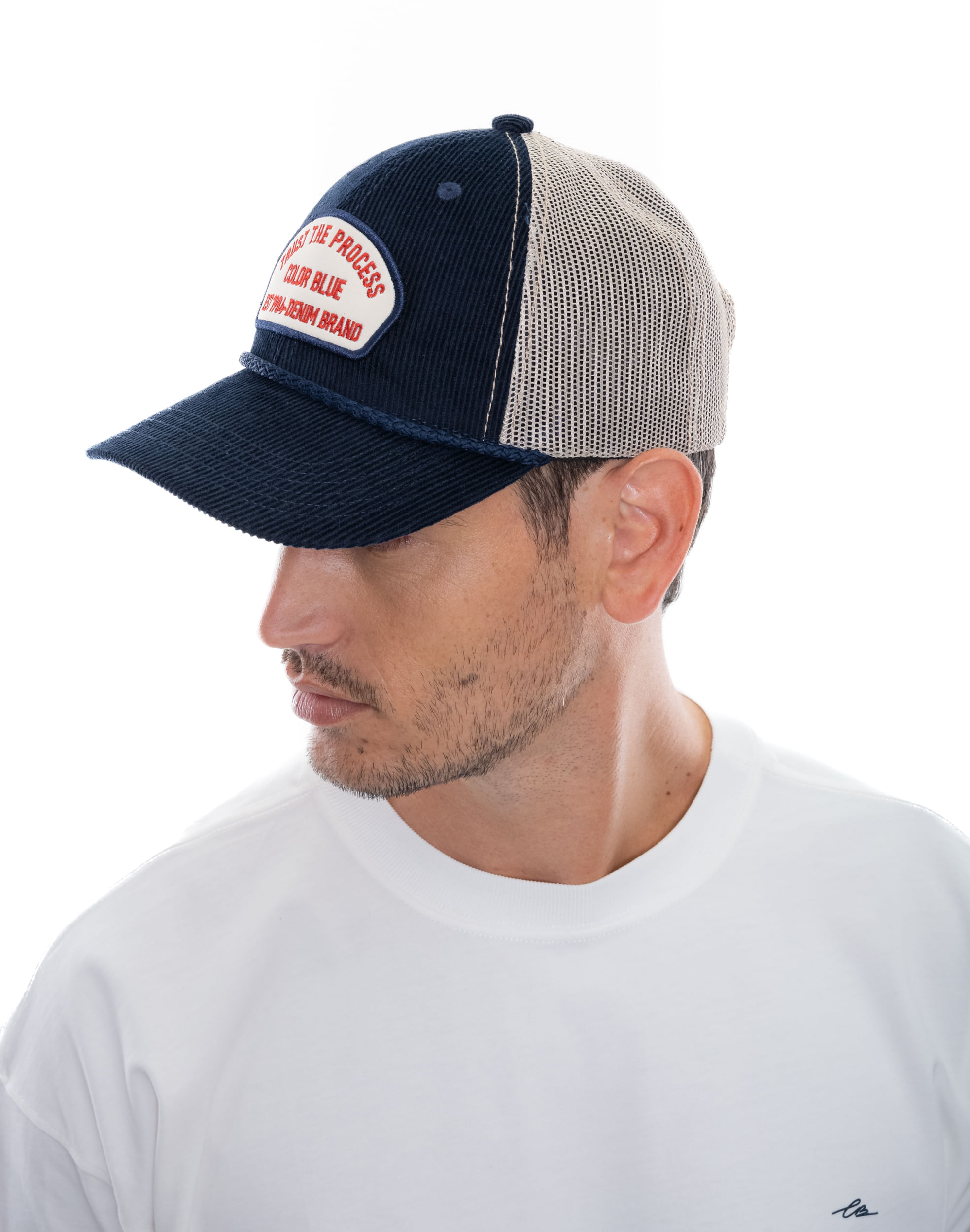 Gorra 6 Cascos Beisbolera En Corduroy