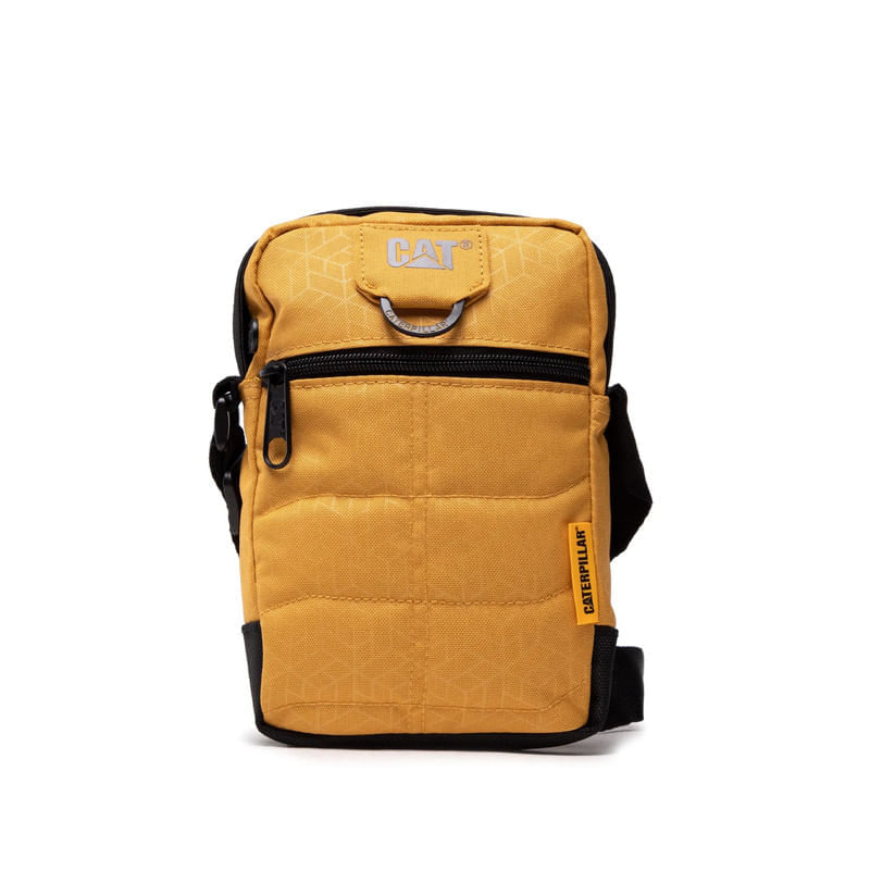 Bandolera Caterpillar Rodney Color Amarillo Negro