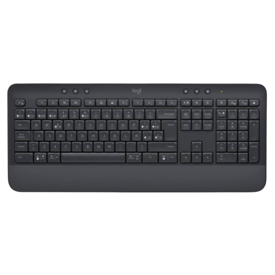 Teclado Logitech K650 Inalámbrico Bluetooth -Grafito