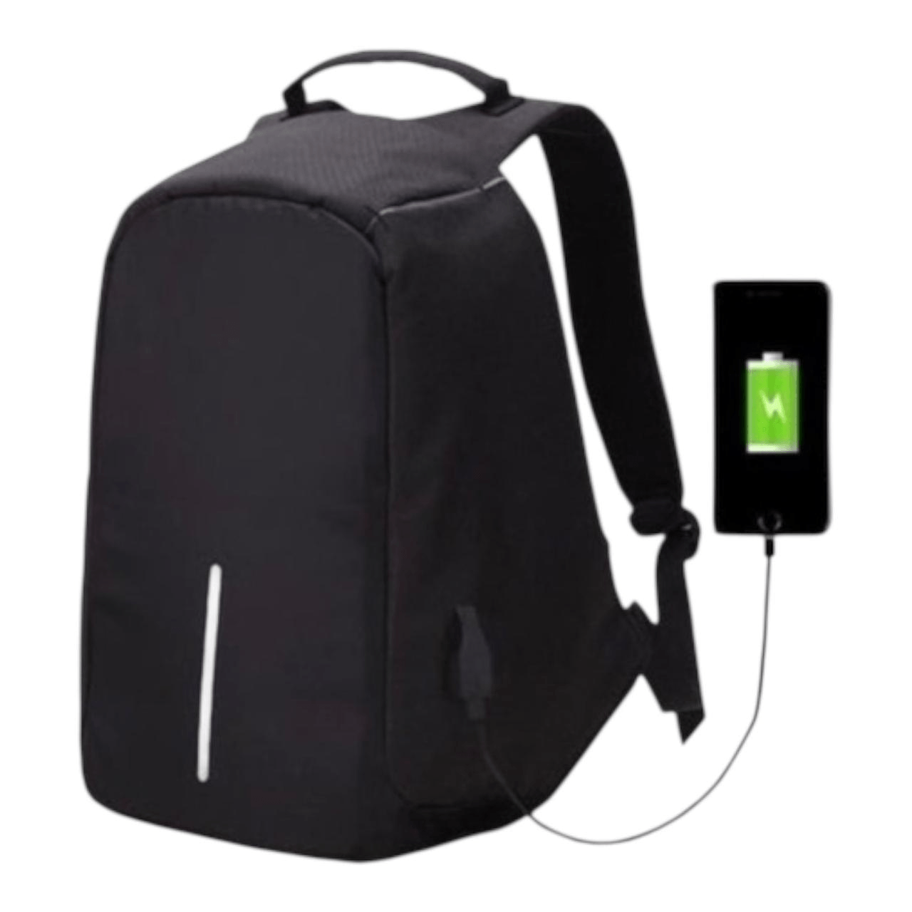 Bolso Morral Antirrobo Inteligente Impermeable Negro