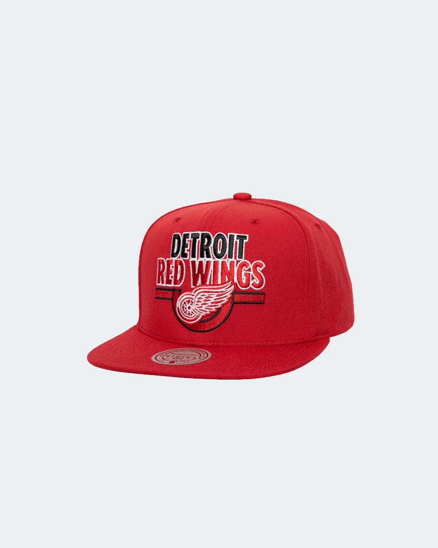 GORRA MITCHELL AND NESS BADGE LINE RED WINGS