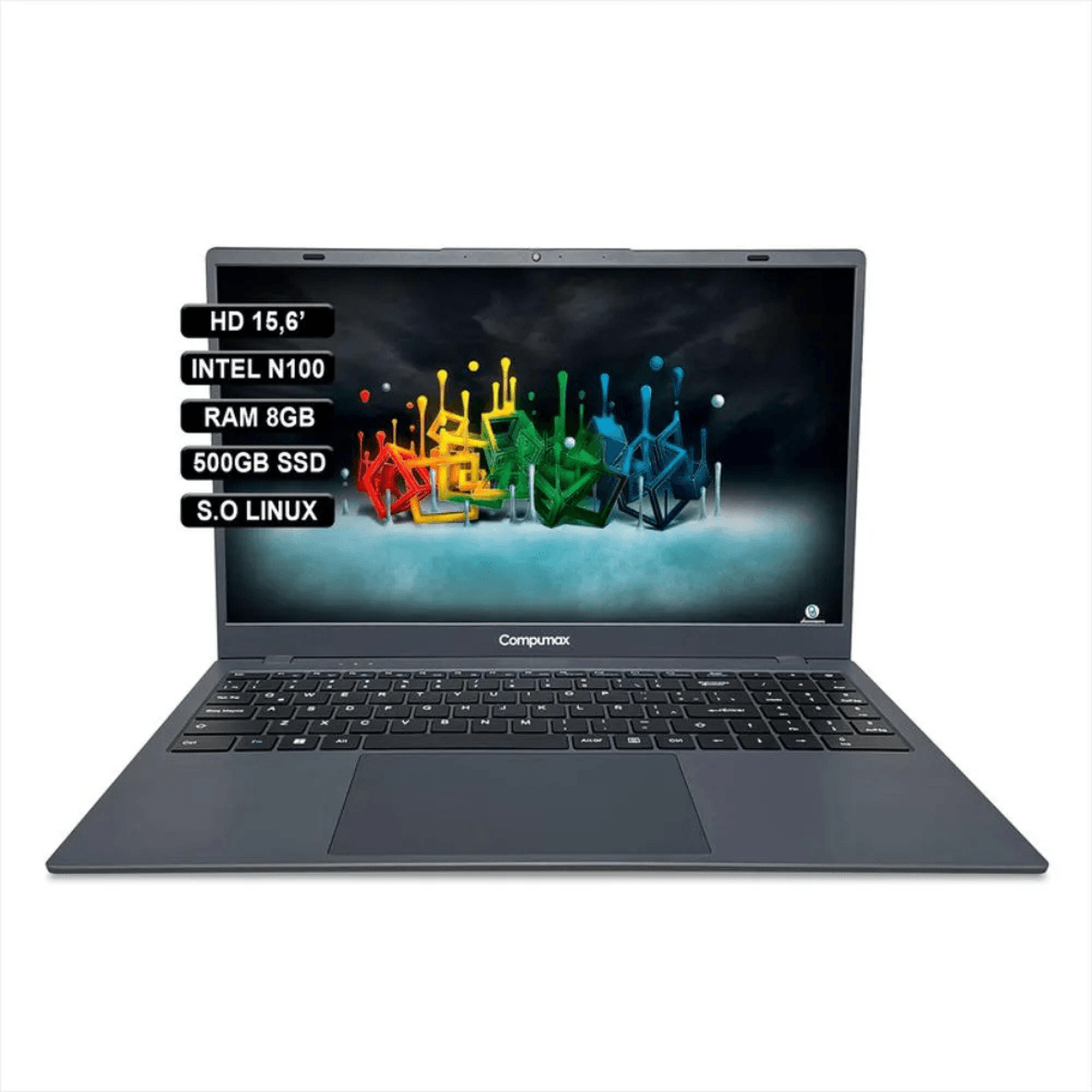 Portátil Compumax 15.6 Pulgadas Celeron 8Ram + 500Gb