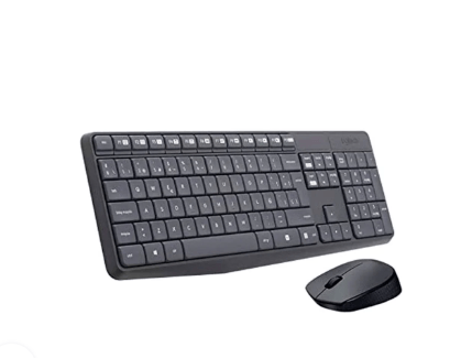 Combo Teclado + Mouse Logitech MK235 -Gris