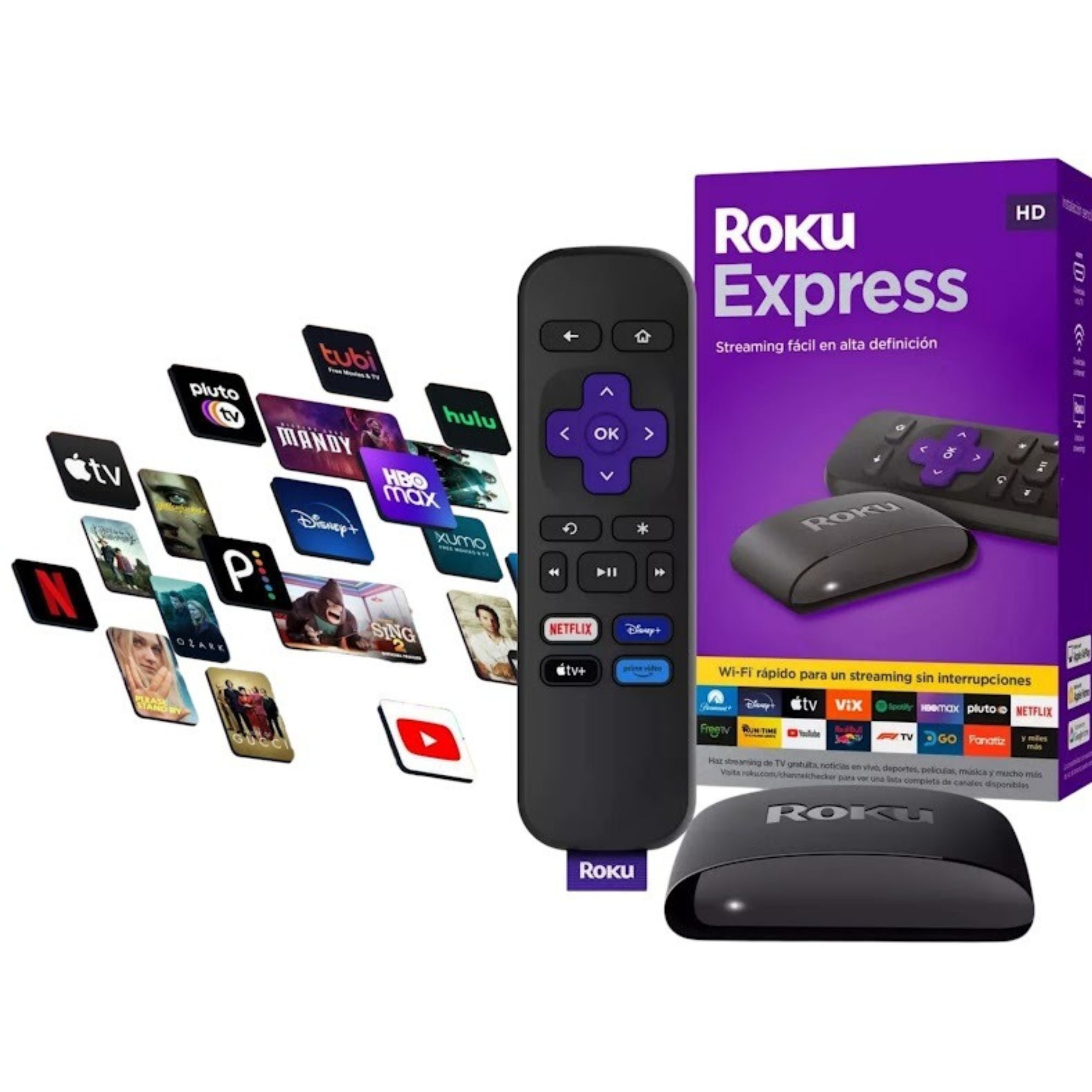 Smart Tv Roku Express HD Convertidor A Smart Tv Original Roku