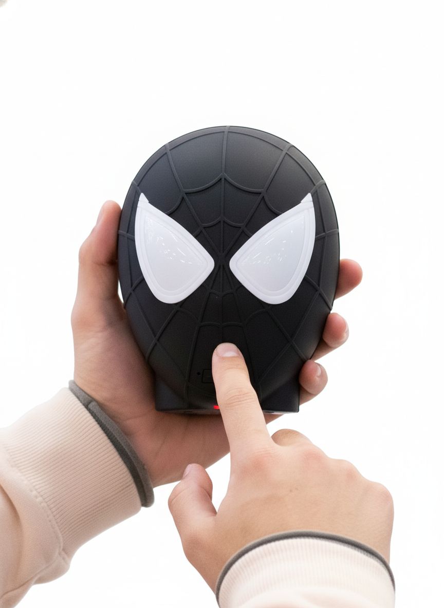 Parlante Bluetooth Spider-man LED