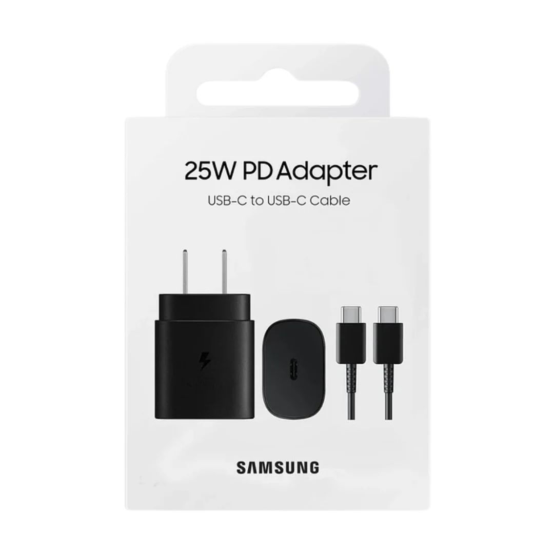 Cargador Samsung Original 25W Carga Rápida USB-C PD + Cable 3A