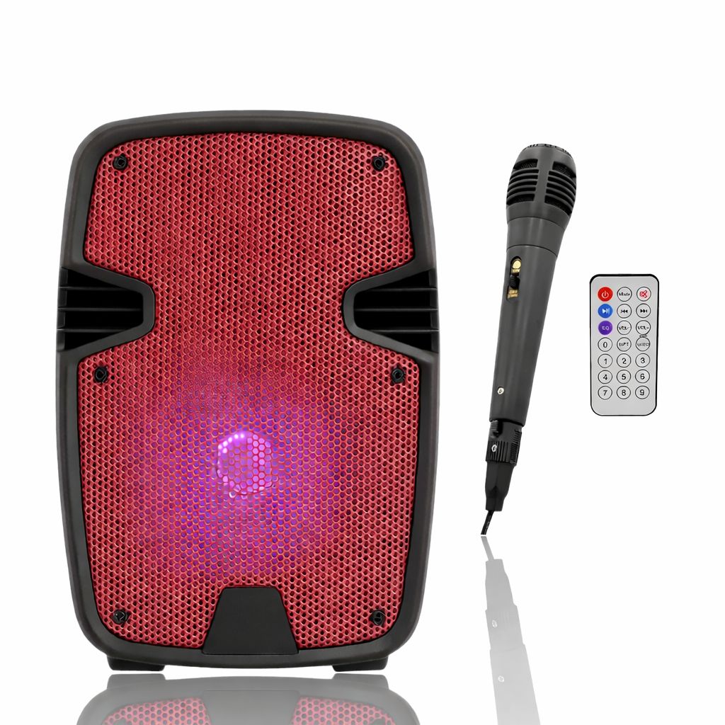 Parlante S-610 Con Micrófono y Luces LED
