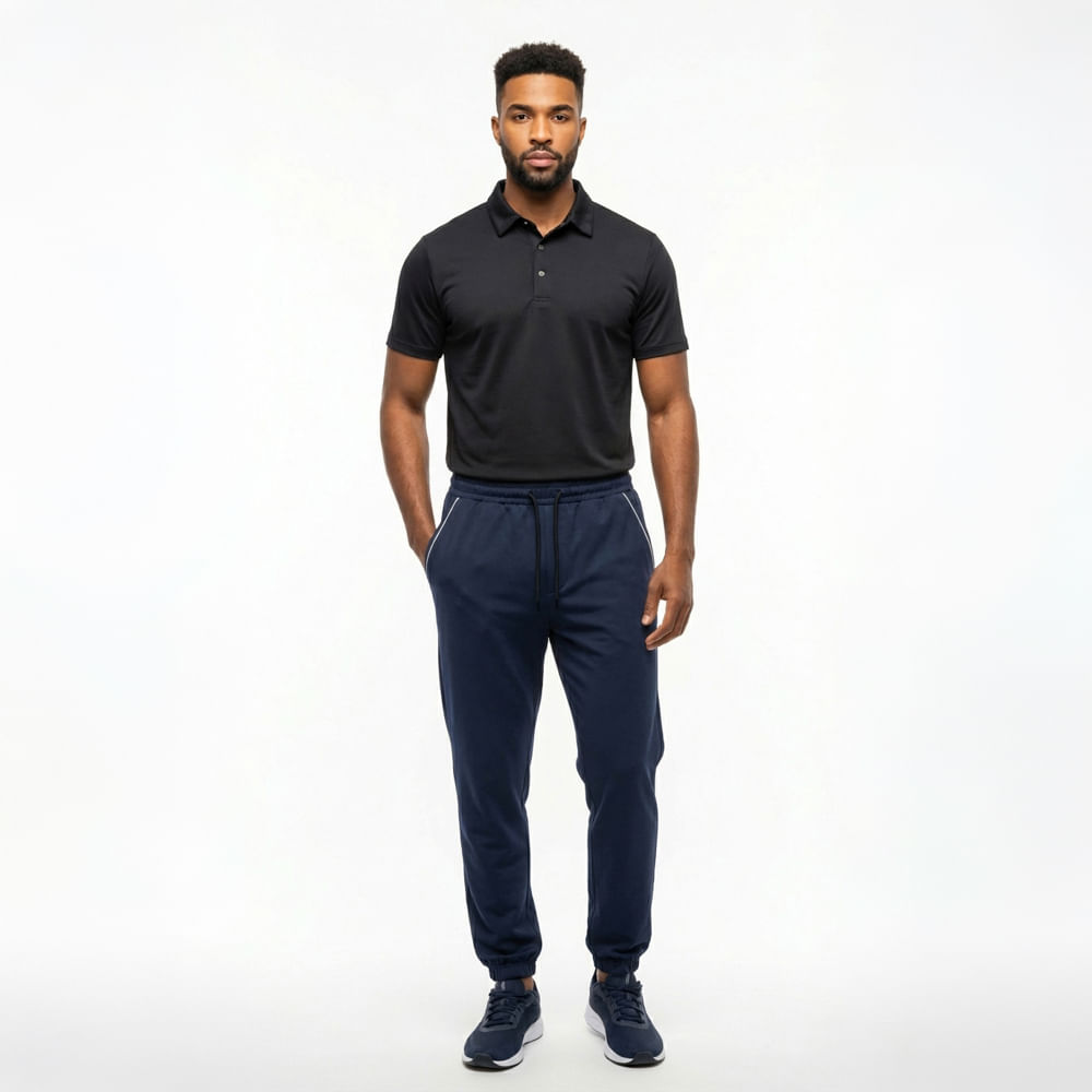 Pantalón deportivo azul para hombre
