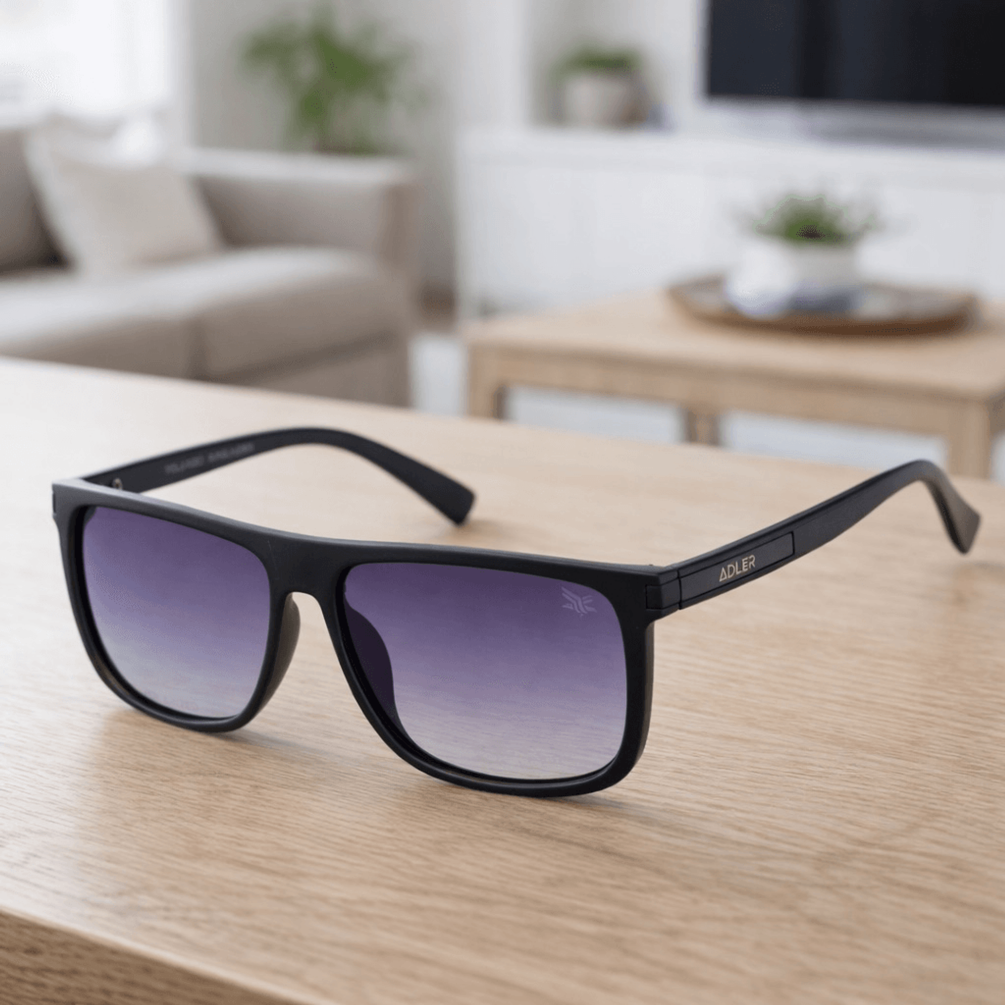 Gafas Polarizadas Adler UV400 Protección Total, Visión Nítida y Sin Reflejos Ref. 845 Negro Vidrio Espejo