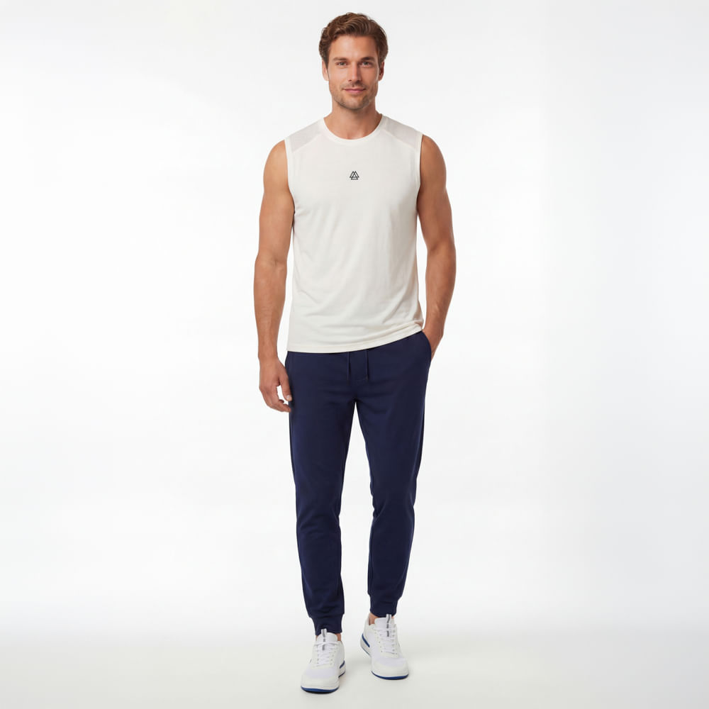 Jogger deportivo azul hombre