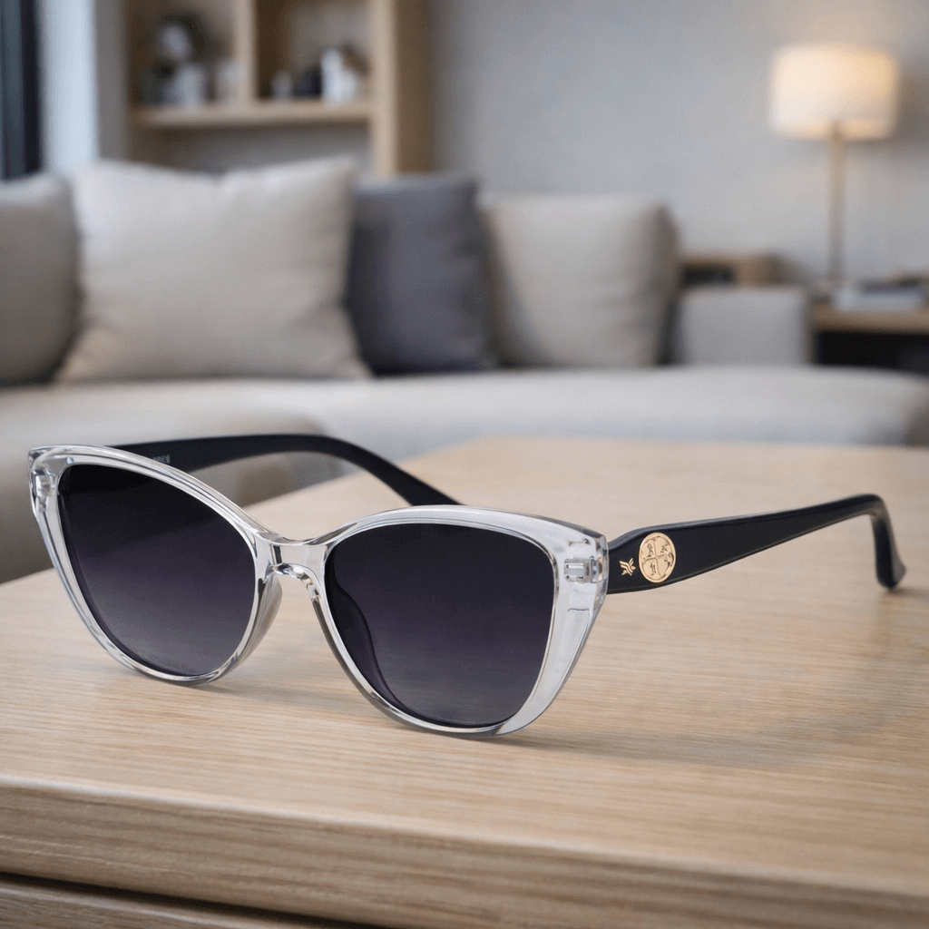 Gafas Polarizadas Adler UV400 Protección Total, Visión Nítida y Sin Reflejos Ref. 834 Negro Transparente